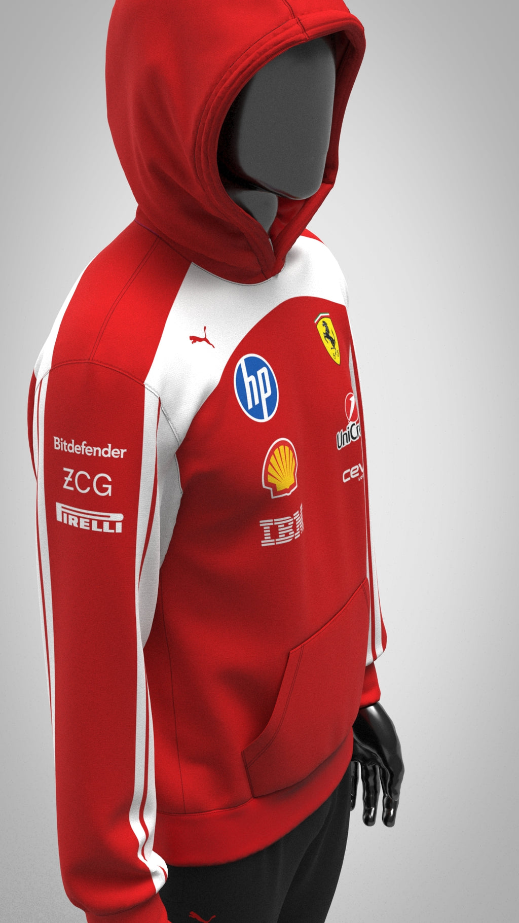 2026 Puma Hoodie for Scuderia Ferrari - Red